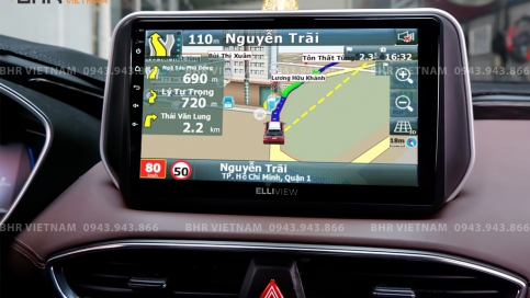 Màn hình DVD Android liền camera 360 xe Hyundai Santafe 2019 - 2020 | Elliview S4 Premium